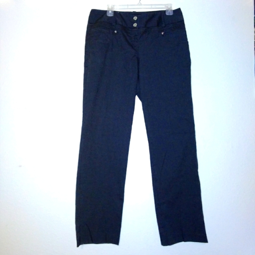 Sharagano Pattern Pants With Pockets
